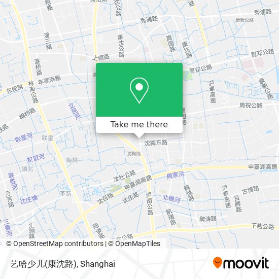艺哈少儿(康沈路) map
