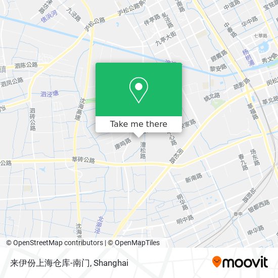 来伊份上海仓库-南门 map