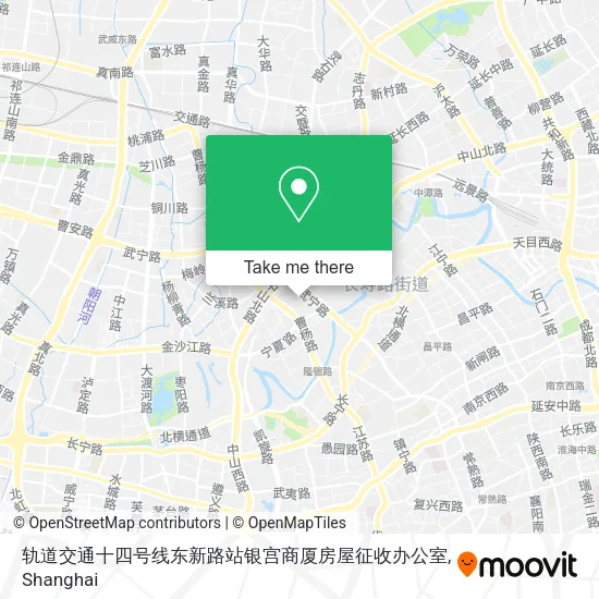 轨道交通十四号线东新路站银宫商厦房屋征收办公室 map