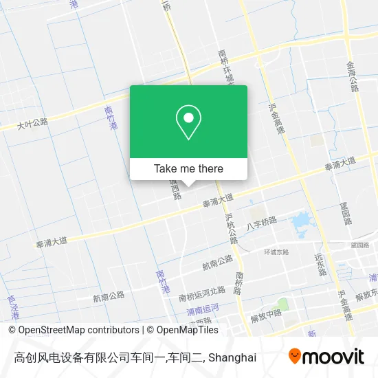 高创风电设备有限公司车间一,车间二 map