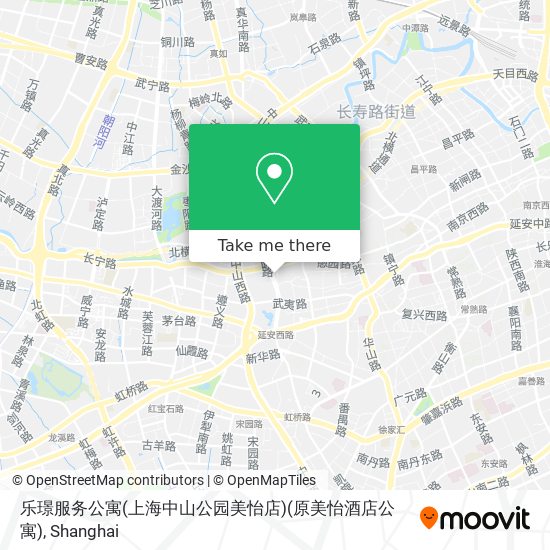乐璟服务公寓(上海中山公园美怡店)(原美怡酒店公寓) map
