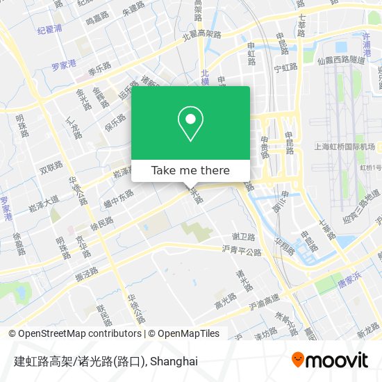 建虹路高架/诸光路(路口) map