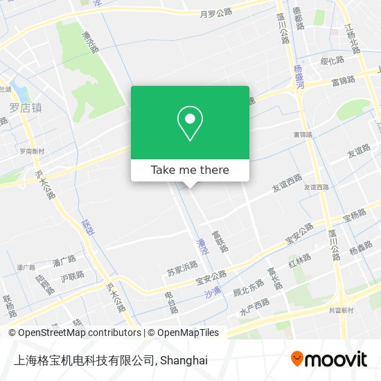 上海格宝机电科技有限公司 map
