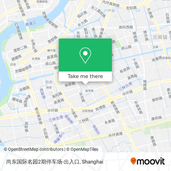 尚东国际名园2期停车场-出入口 map