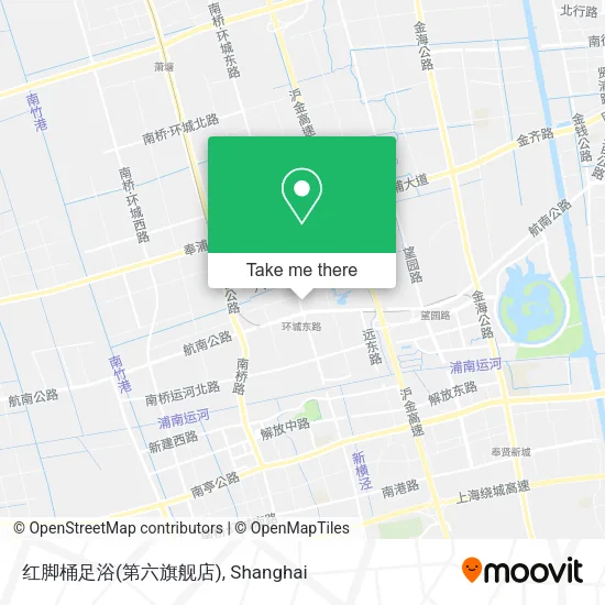 红脚桶足浴(第六旗舰店) map