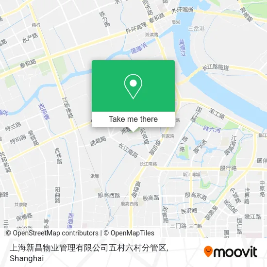 上海新昌物业管理有限公司五村六村分管区 map