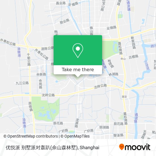 优悦派 别墅派对轰趴(佘山森林墅) map