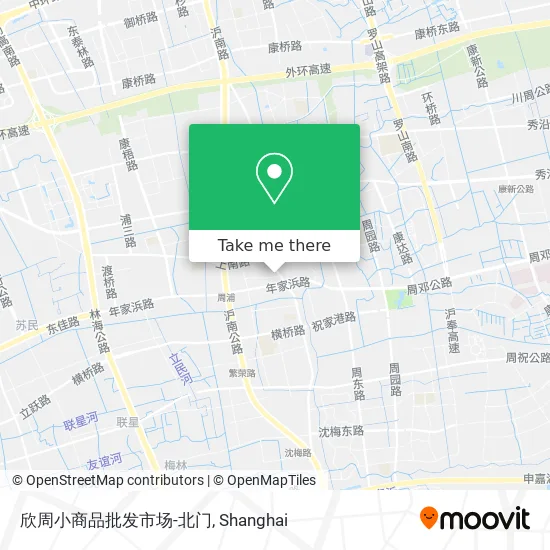 欣周小商品批发市场-北门 map