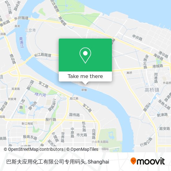 巴斯夫应用化工有限公司专用码头 map