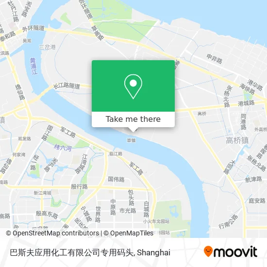 巴斯夫应用化工有限公司专用码头 map
