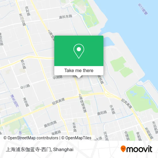 上海浦东伽蓝寺-西门 map