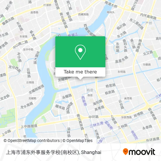 上海市浦东外事服务学校(南校区) map