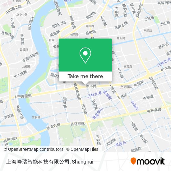 上海峥瑞智能科技有限公司 map