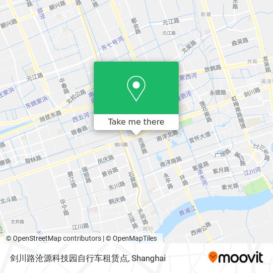 剑川路沧源科技园自行车租赁点 map