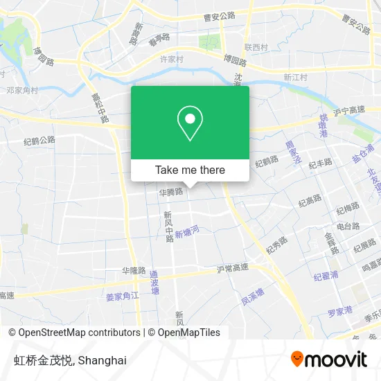 虹桥金茂悦 map
