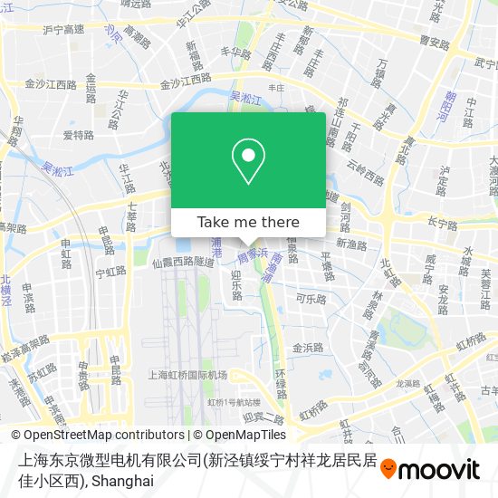 上海东京微型电机有限公司(新泾镇绥宁村祥龙居民居佳小区西) map