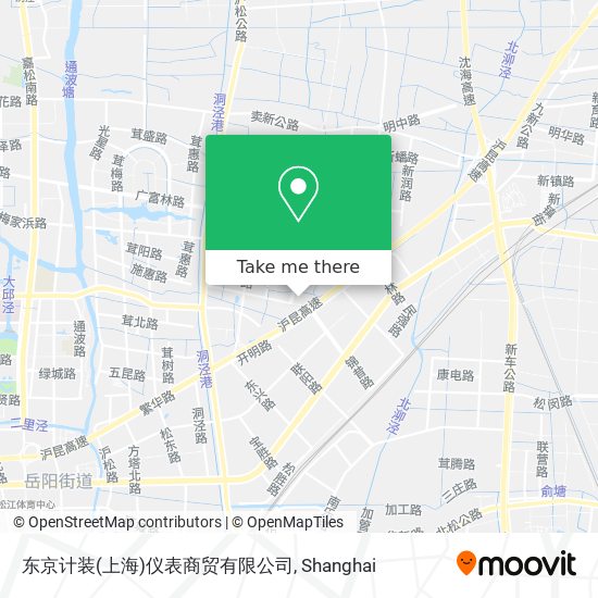 东京计装(上海)仪表商贸有限公司 map