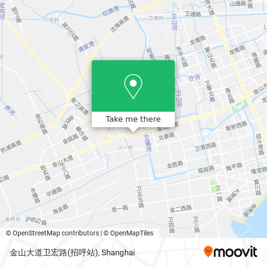 金山大道卫宏路(招呼站) map