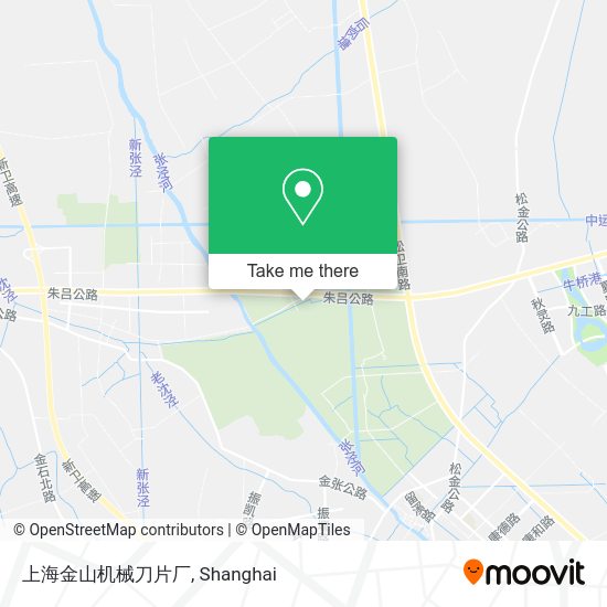 上海金山机械刀片厂 map