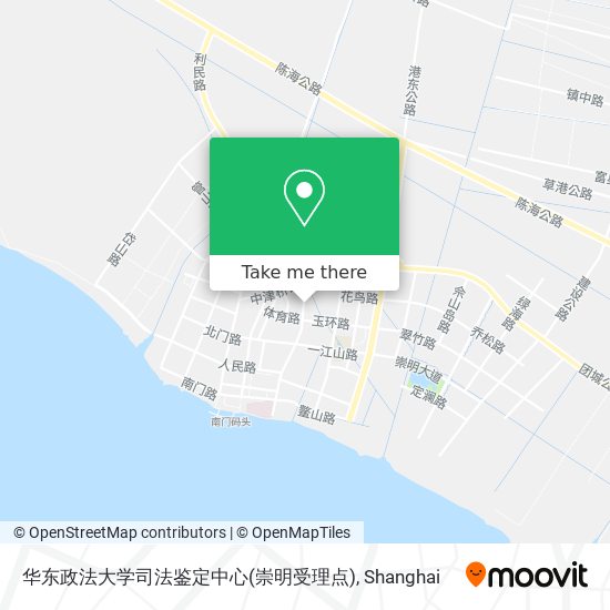 华东政法大学司法鉴定中心(崇明受理点) map