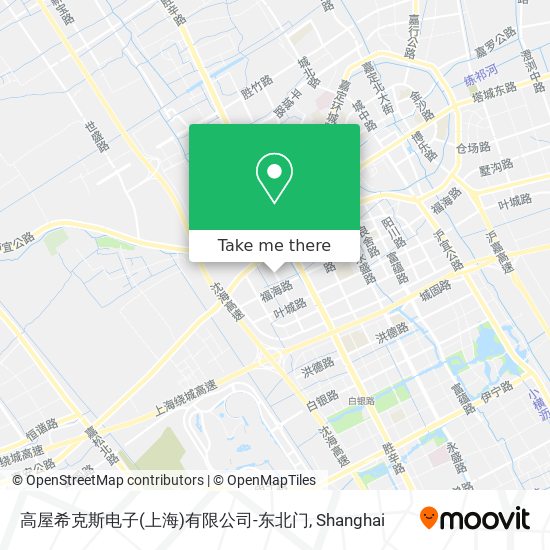 高屋希克斯电子(上海)有限公司-东北门 map