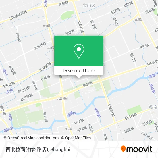 西北拉面(竹韵路店) map