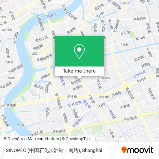 SINOPEC (中国石化加油站上南路) map
