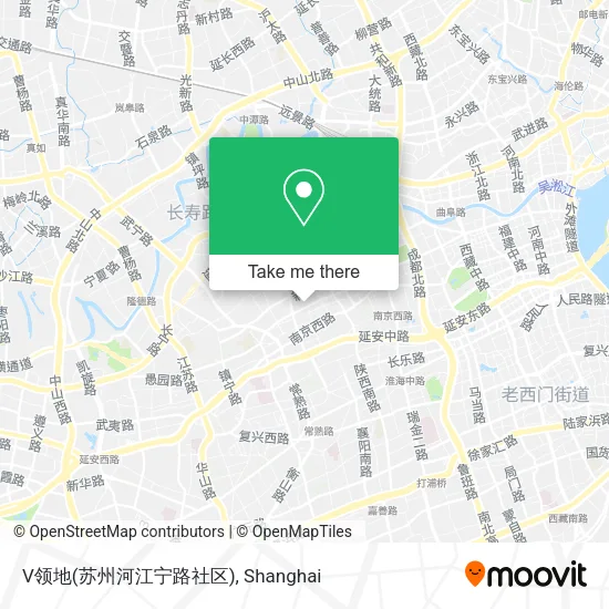 V领地(苏州河江宁路社区) map