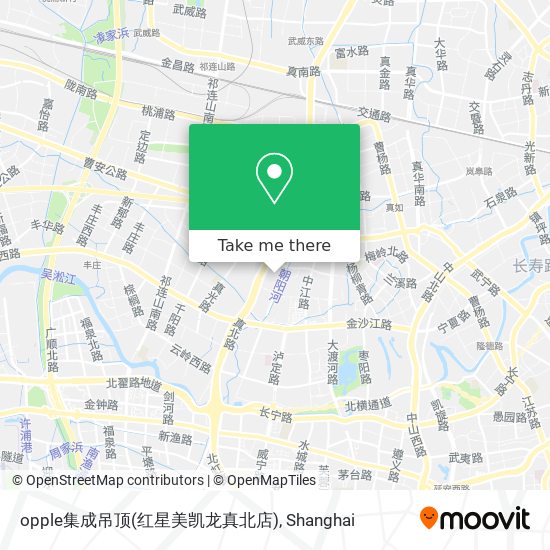 opple集成吊顶(红星美凯龙真北店) map