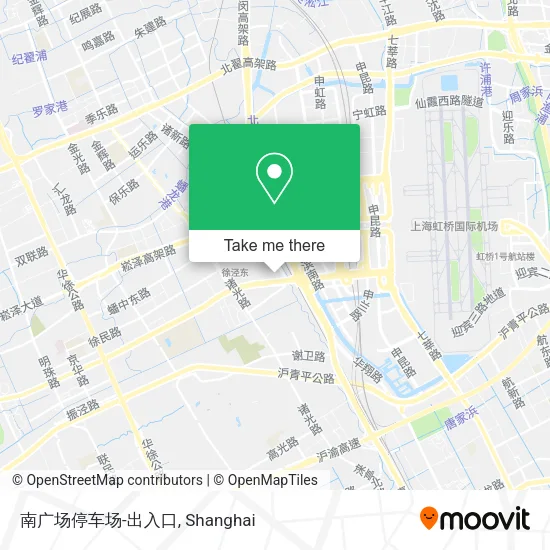 南广场停车场-出入口 map