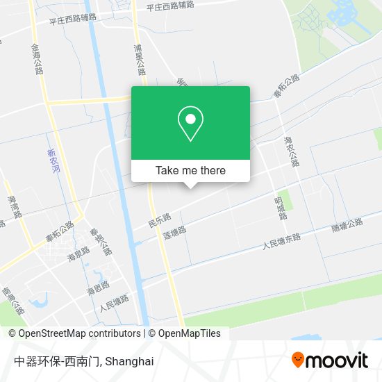 中器环保-西南门 map