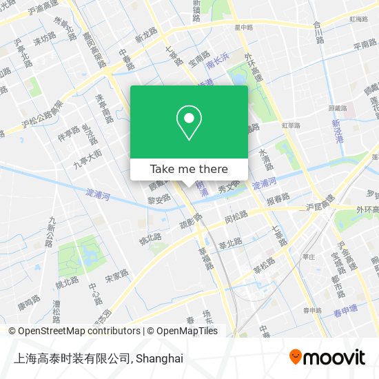 上海高泰时装有限公司 map