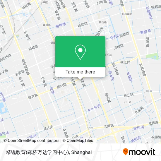 精锐教育(颛桥万达学习中心) map