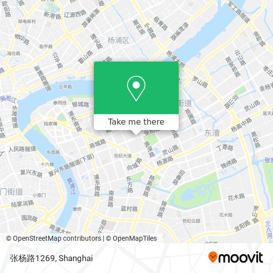 张杨路1269 map