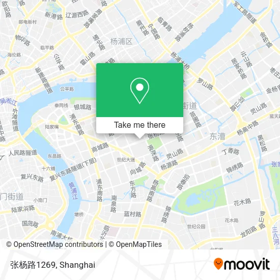 张杨路1269 map