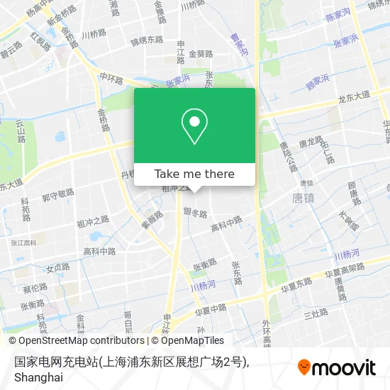 国家电网充电站(上海浦东新区展想广场2号) map