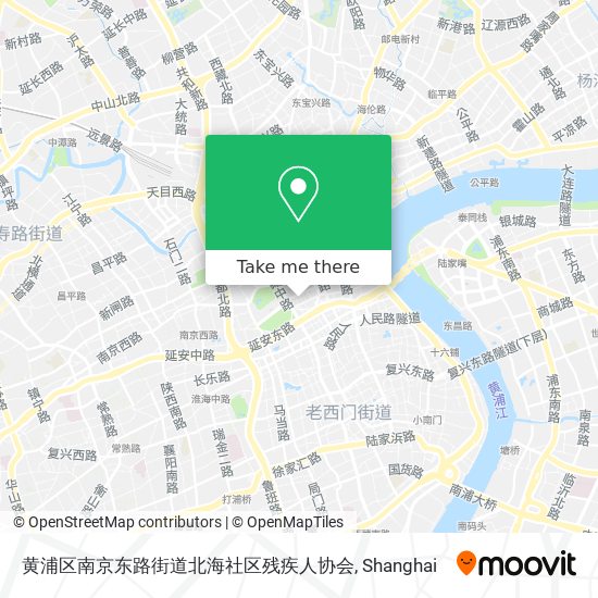 黄浦区南京东路街道北海社区残疾人协会 map