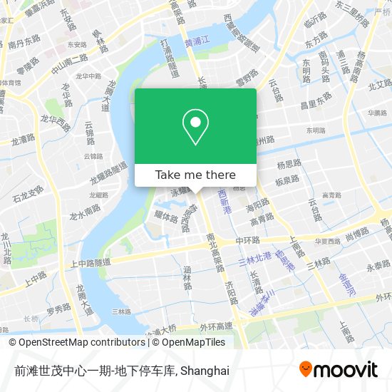 前滩世茂中心一期-地下停车库 map