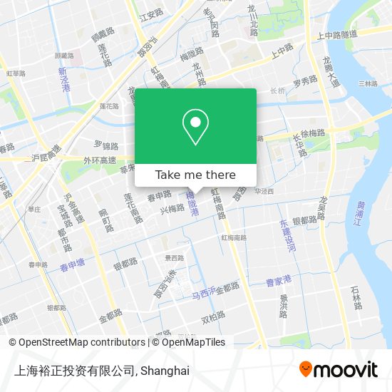 上海裕正投资有限公司 map
