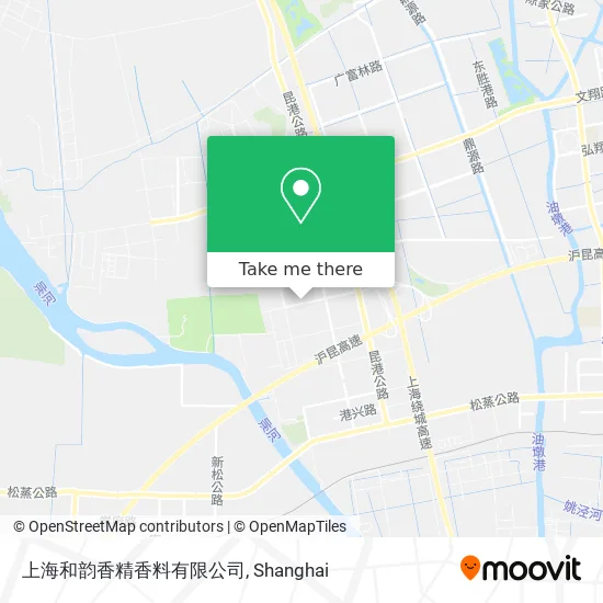 上海和韵香精香料有限公司 map
