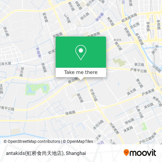 antakids(虹桥食尚天地店) map