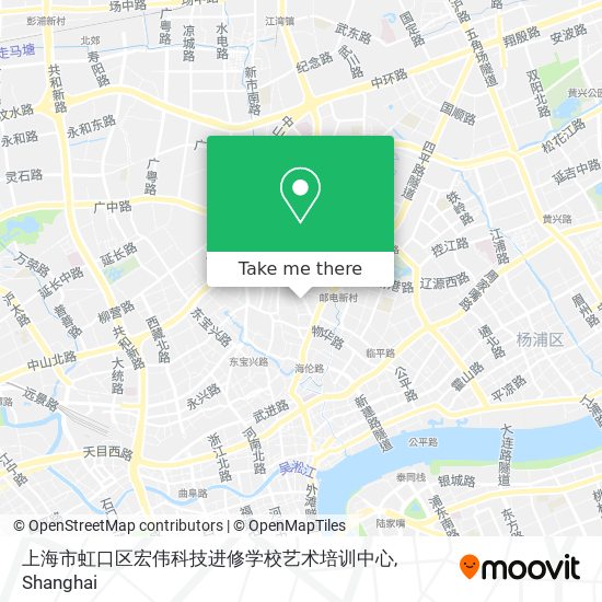 上海市虹口区宏伟科技进修学校艺术培训中心 map