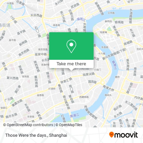 Those Were the days. map