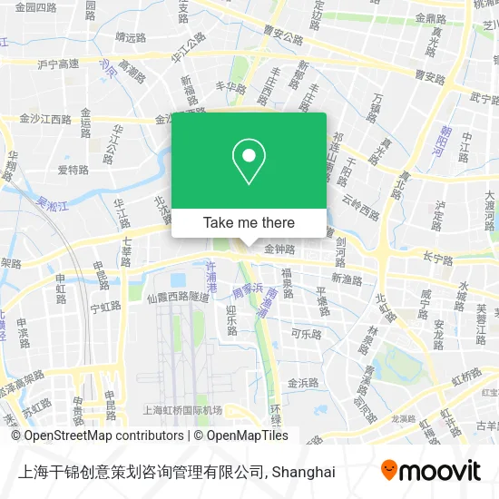 上海干锦创意策划咨询管理有限公司 map