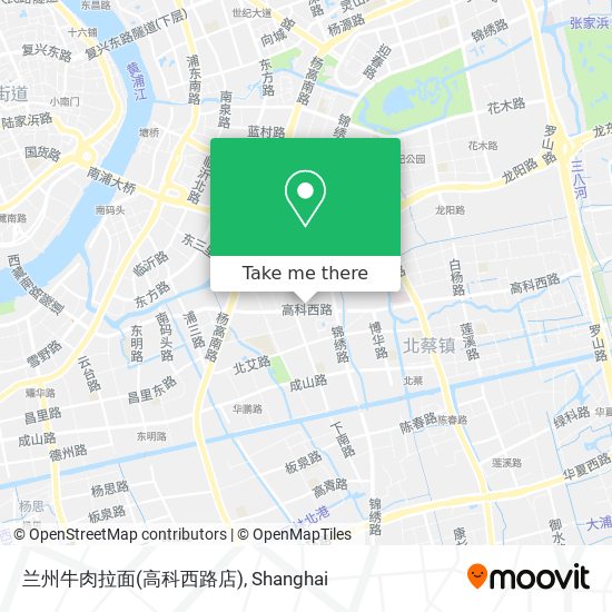 兰州牛肉拉面(高科西路店) map