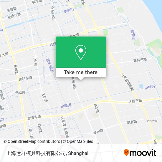 上海运群模具科技有限公司 map