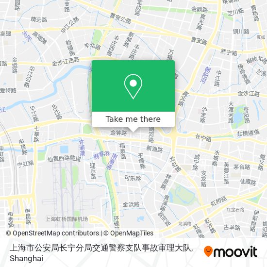 上海市公安局长宁分局交通警察支队事故审理大队 map