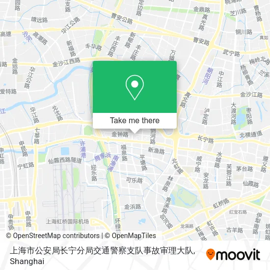 上海市公安局长宁分局交通警察支队事故审理大队 map