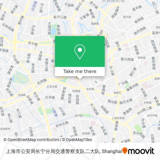 上海市公安局长宁分局交通警察支队二大队 map