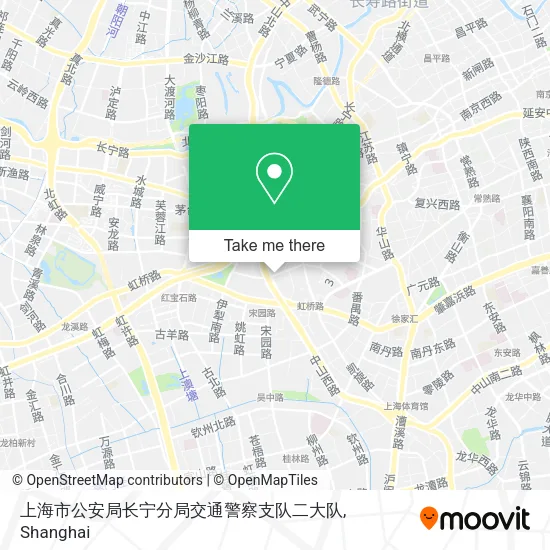 上海市公安局长宁分局交通警察支队二大队 map
